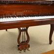 1987 Mahogany Yamaha Queen Anne grand piano and duet bench - Grand Pianos